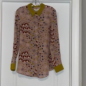 Boden Silk Tunic Blouse